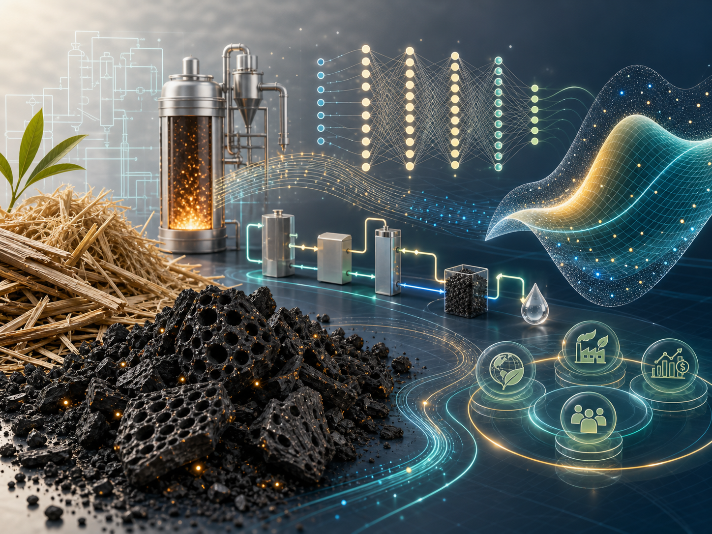Machine learning model development for predicting biochar properties from biomass torrefaction